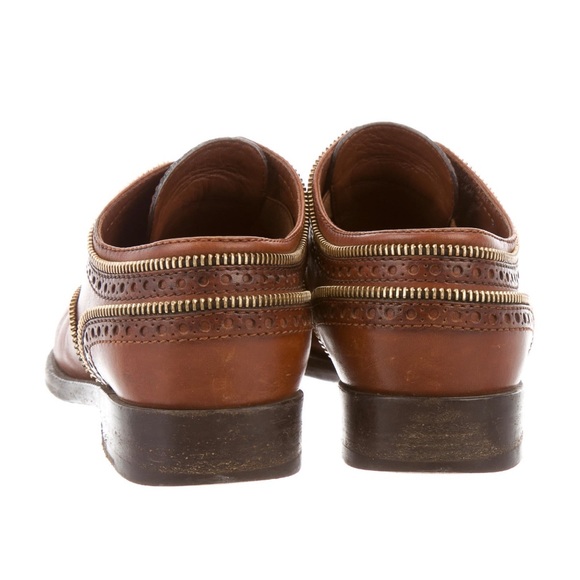 Louis Vuitton LV Brown Leather Tomboy Richelieu Oxfords Size 37 - Picture 5 of 11